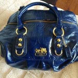 Coach Ashley Patent Leather Satchel